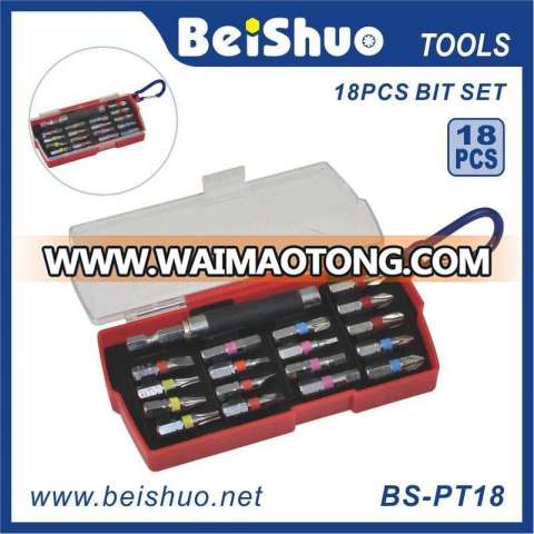 18PCS Screwdriver Bit Set with Wrench Handle